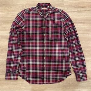 Burberry Brit Plaid Red Men’s Shirt